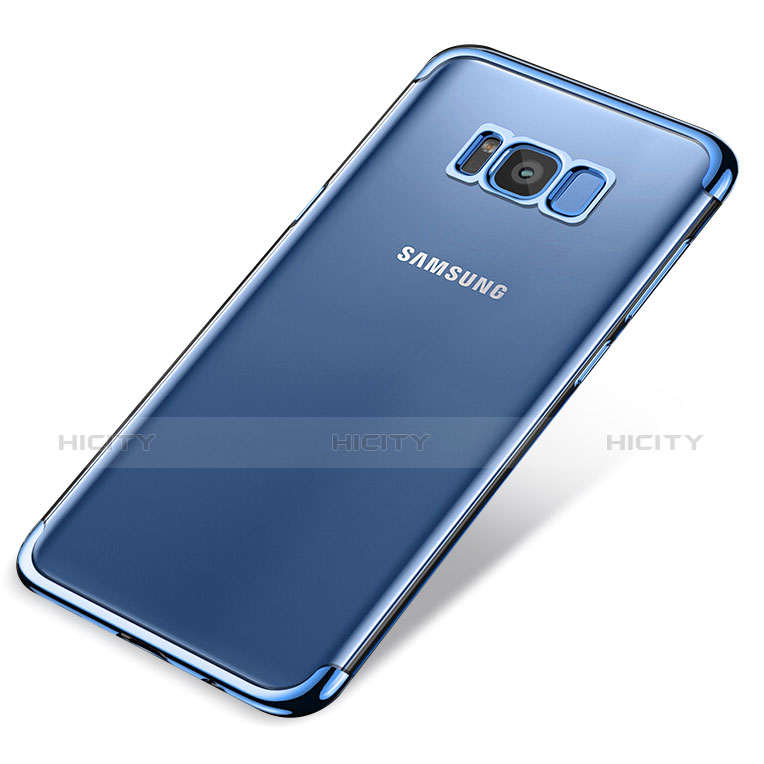 Funda Silicona Ultrafina Transparente T17 para Samsung Galaxy S8 Azul