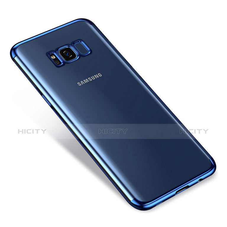 Funda Silicona Ultrafina Transparente T17 para Samsung Galaxy S8 Azul