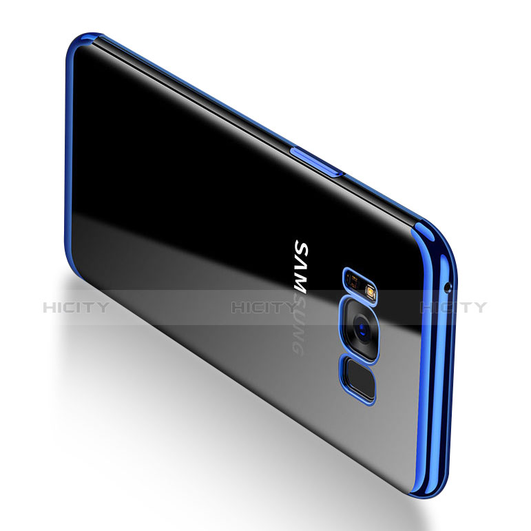 Funda Silicona Ultrafina Transparente T17 para Samsung Galaxy S8 Plus Azul