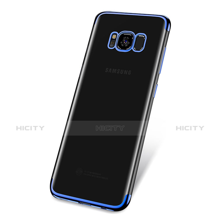 Funda Silicona Ultrafina Transparente T18 para Samsung Galaxy S8 Plus Azul