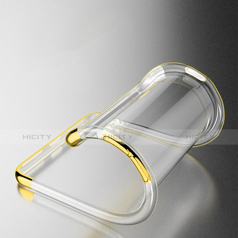 Funda Silicona Ultrafina Transparente T19 para Apple iPhone 8 Oro