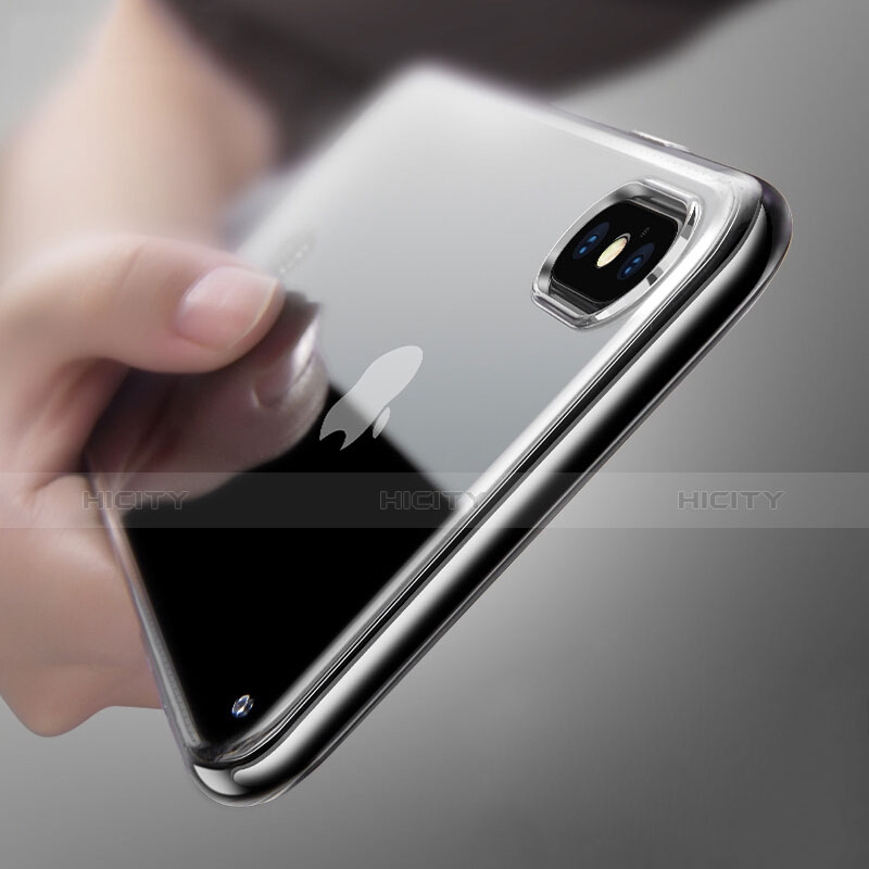 Funda Silicona Ultrafina Transparente V06 para Apple iPhone X Claro