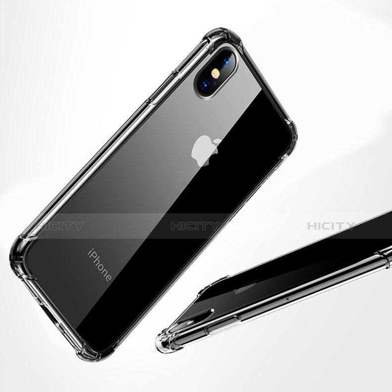 Funda Silicona Ultrafina Transparente V10 para Apple iPhone Xs Claro