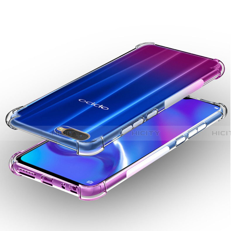 Funda Silicona Ultrafina Transparente Z02 para Oppo K1 Claro