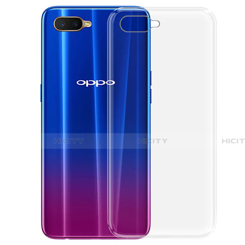 Funda Silicona Ultrafina Transparente Z03 para Oppo K1 Claro