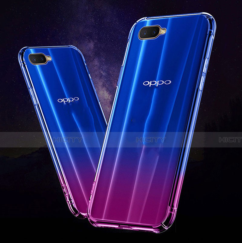 Funda Silicona Ultrafina Transparente Z05 para Oppo K1 Claro