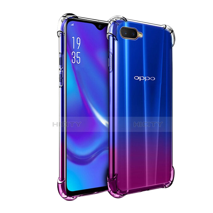 Funda Silicona Ultrafina Transparente Z05 para Oppo R15X Claro