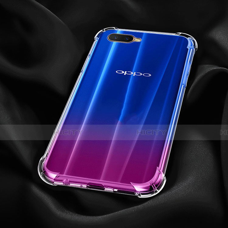 Funda Silicona Ultrafina Transparente Z05 para Oppo R15X Claro