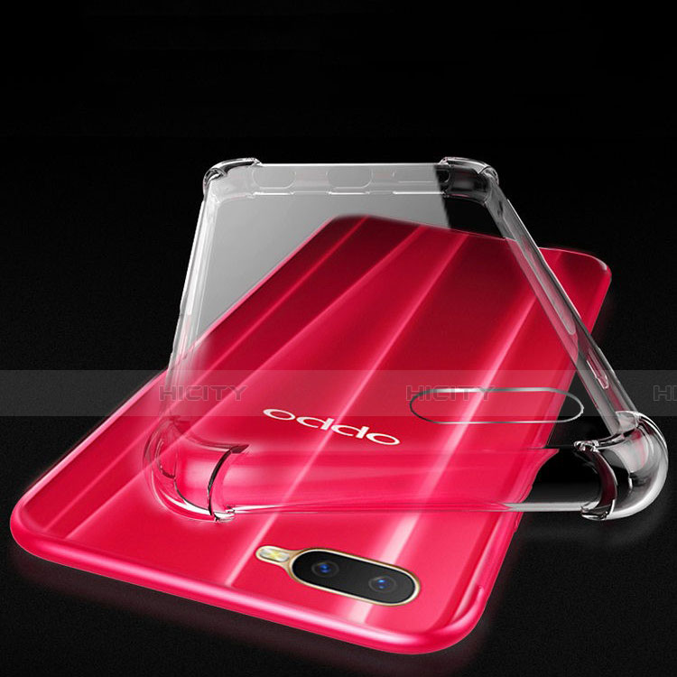 Funda Silicona Ultrafina Transparente Z05 para Oppo R15X Claro