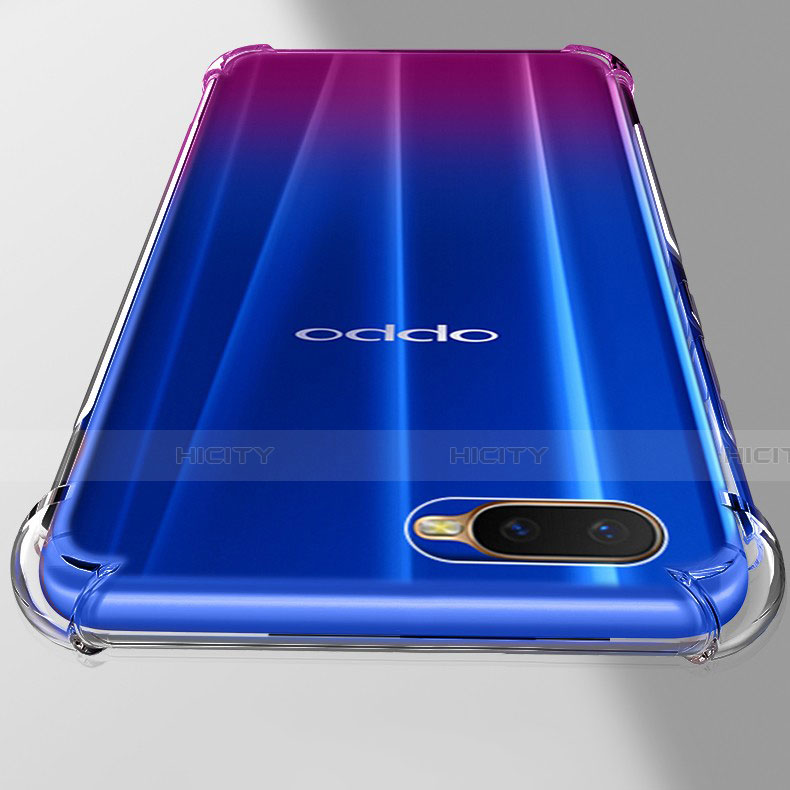 Funda Silicona Ultrafina Transparente Z06 para Oppo K1 Claro