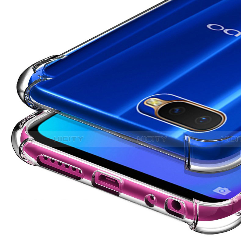 Funda Silicona Ultrafina Transparente Z06 para Oppo K1 Claro