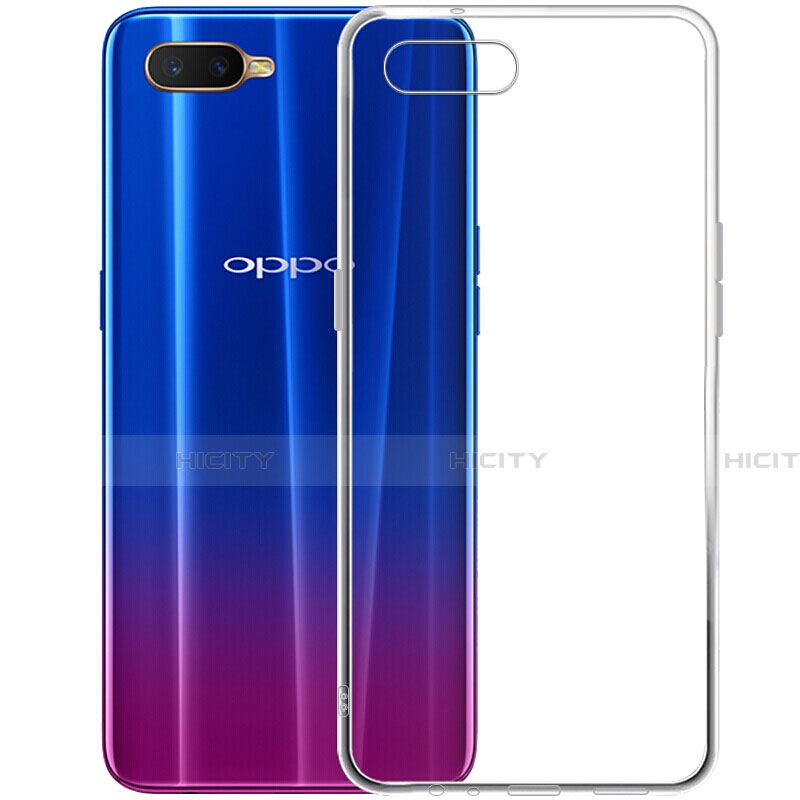 Funda Silicona Ultrafina Transparente Z07 para Oppo R15X Claro