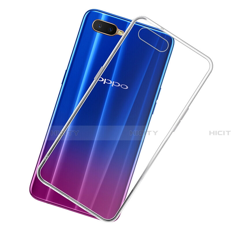 Funda Silicona Ultrafina Transparente Z07 para Oppo R15X Claro