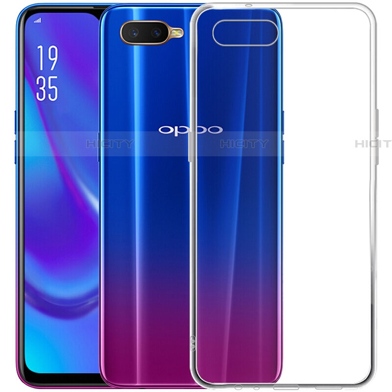 Funda Silicona Ultrafina Transparente Z07 para Oppo RX17 Neo Claro