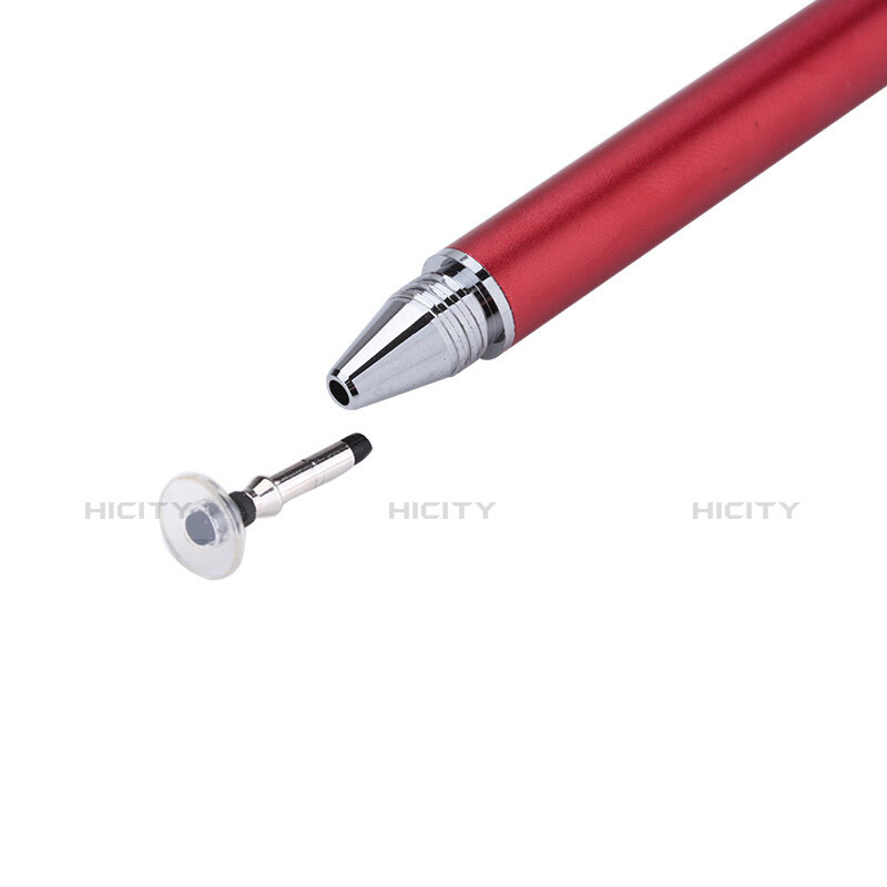 Lapiz Optico de Pantalla Tactil de Escritura de Dibujo Capacitivo Universal P12 Rojo