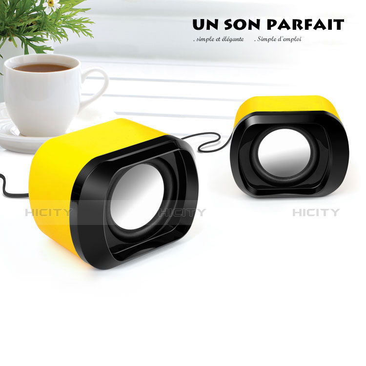 Mini Altavoz Portatil Altavoces Estereo Amarillo