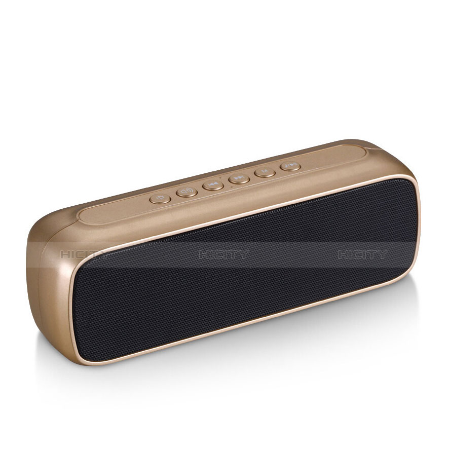 Mini Altavoz Portatil Bluetooth Inalambrico Altavoces Estereo S09 Oro