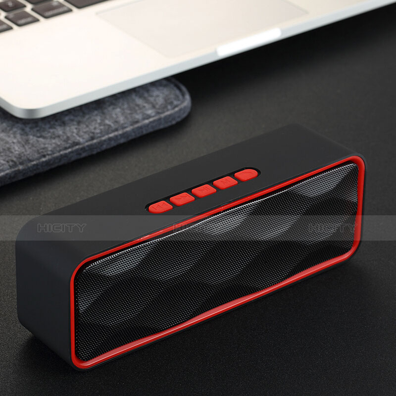 Mini Altavoz Portatil Bluetooth Inalambrico Altavoces Estereo S18 Rojo