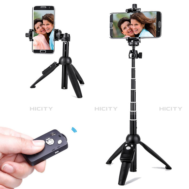 Palo Selfie Stick Tripode Bluetooth Disparador Remoto Extensible Universal T24 Negro