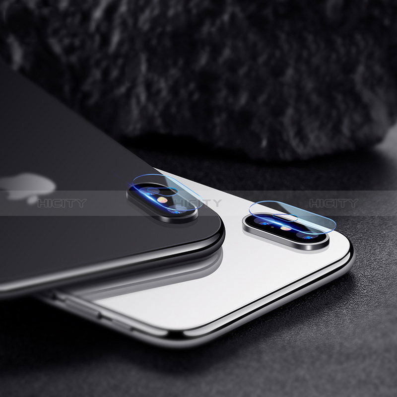 Protector de la Camara Cristal Templado F06 para Apple iPhone X Claro