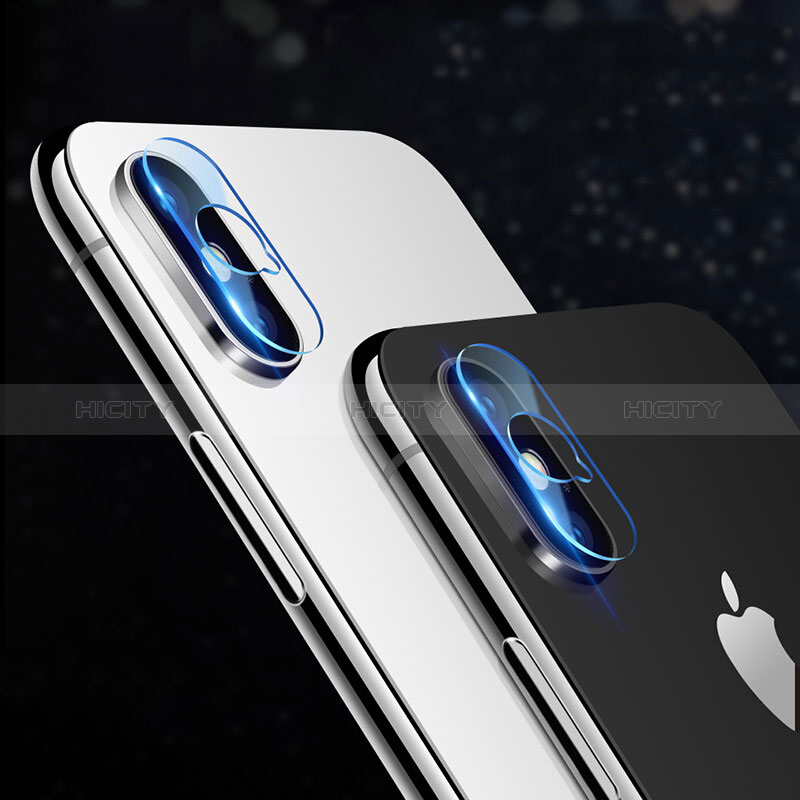 Protector de la Camara Cristal Templado F06 para Apple iPhone X Claro