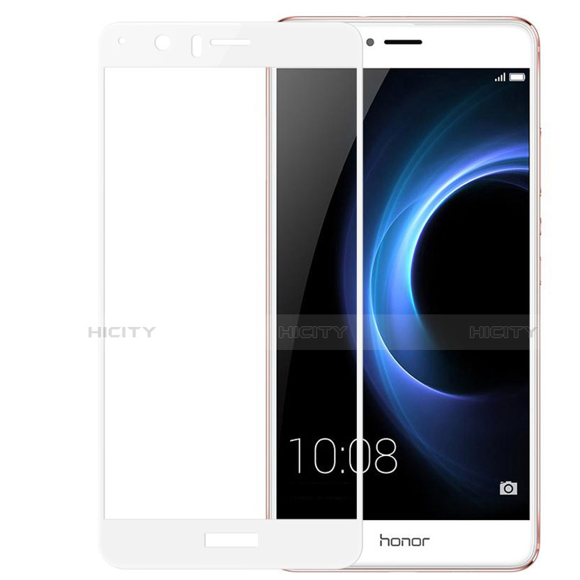 Protector de Pantalla Cristal Templado 3D para Huawei Honor V8 Blanco