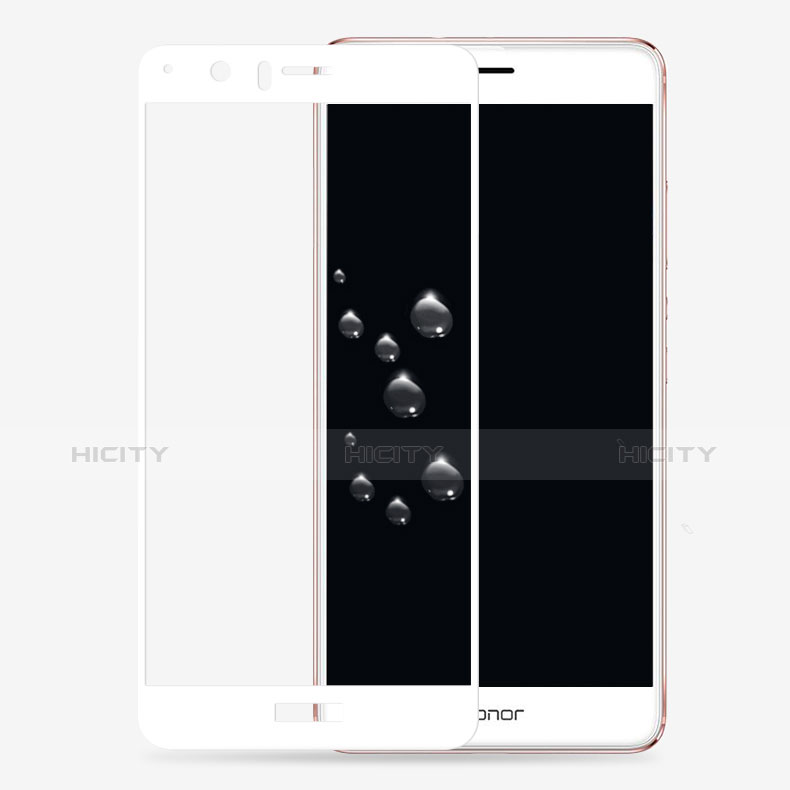 Protector de Pantalla Cristal Templado 3D para Huawei Honor V8 Blanco