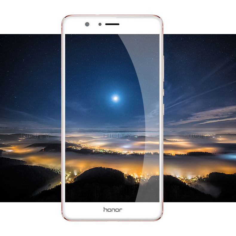 Protector de Pantalla Cristal Templado 3D para Huawei Honor V8 Blanco