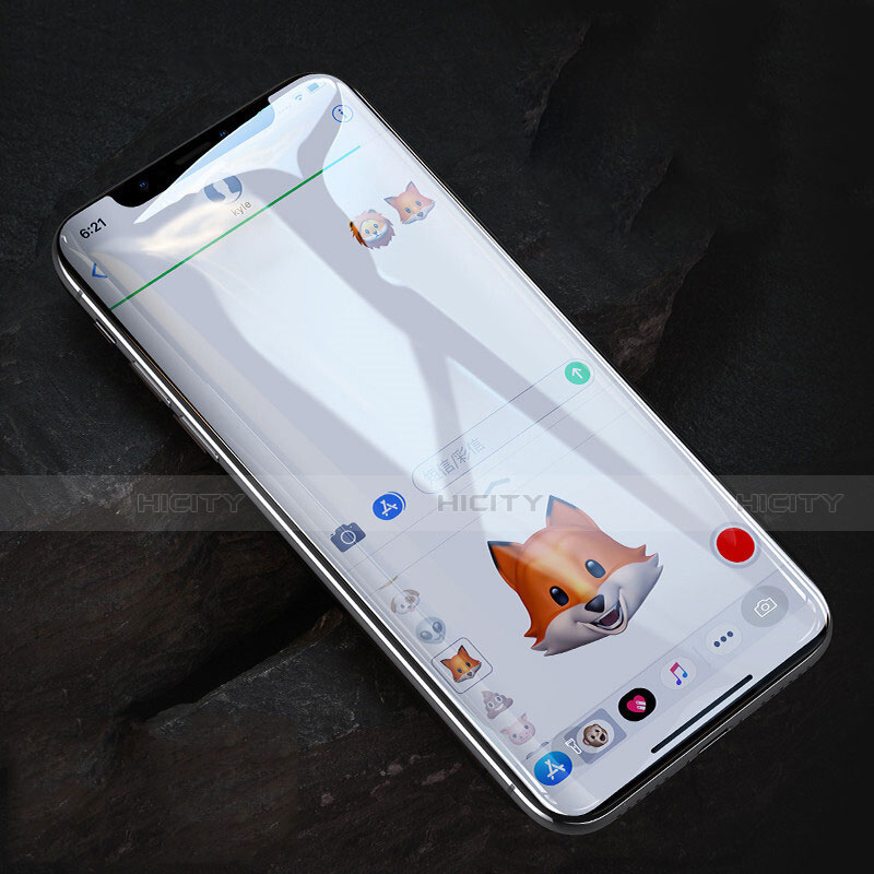 Protector de Pantalla Cristal Templado 5D para Apple iPhone X Claro