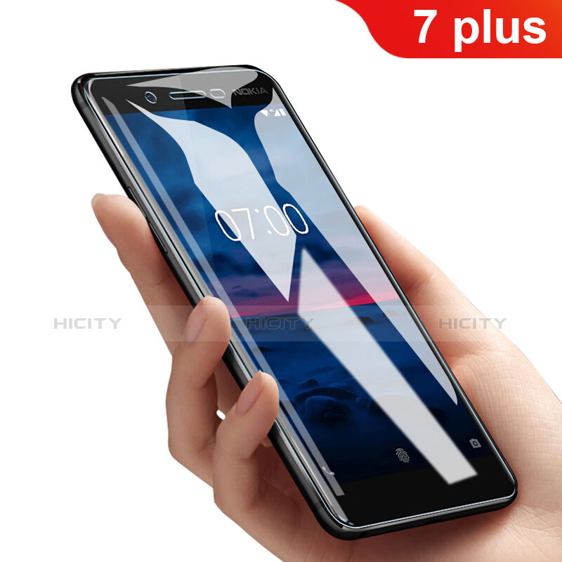 Protector de Pantalla Cristal Templado Anti luz azul B01 para Nokia 7 Plus Claro