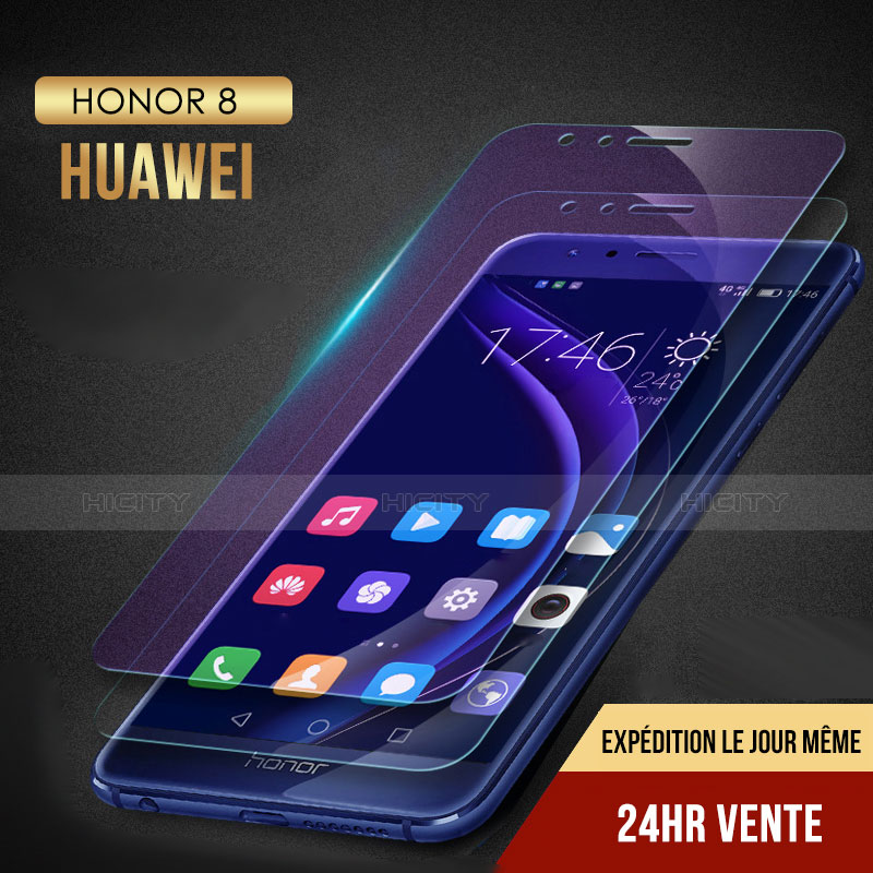 Protector de Pantalla Cristal Templado Anti luz azul B02 para Huawei Honor 8 Claro