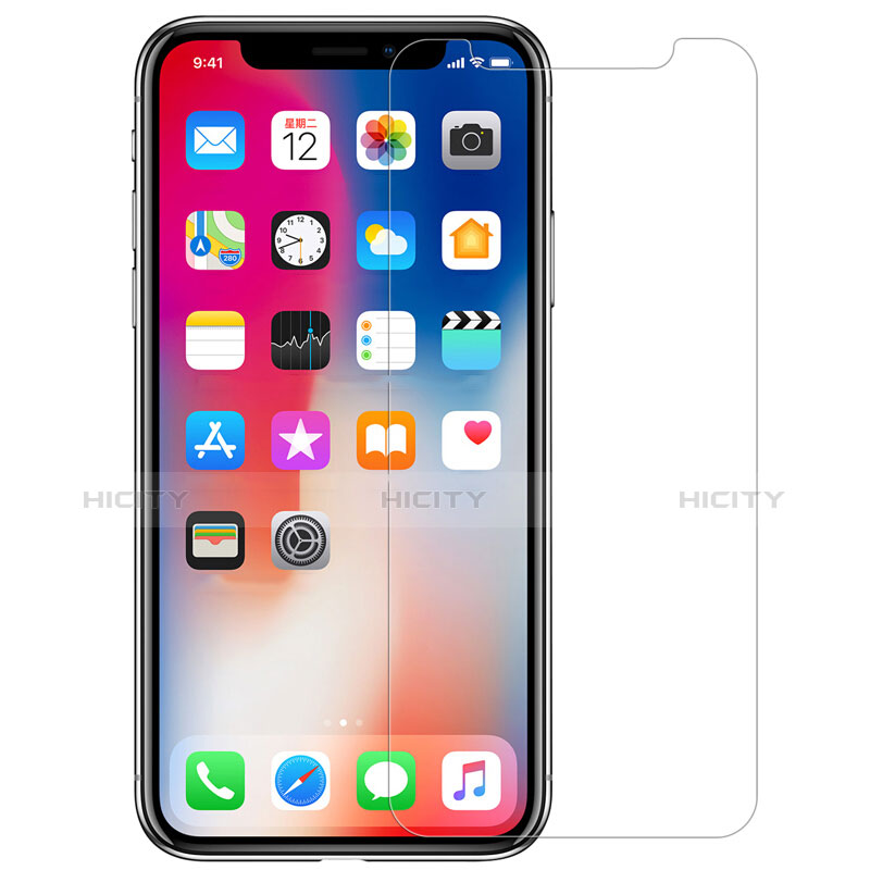 Protector de Pantalla Cristal Templado Frontal y Trasera T02 para Apple iPhone Xs Max Claro