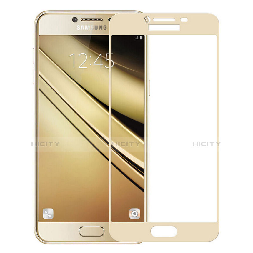 Protector de Pantalla Cristal Templado Integral Anti luz azul F06 para Samsung Galaxy C5 SM-C5000 Oro