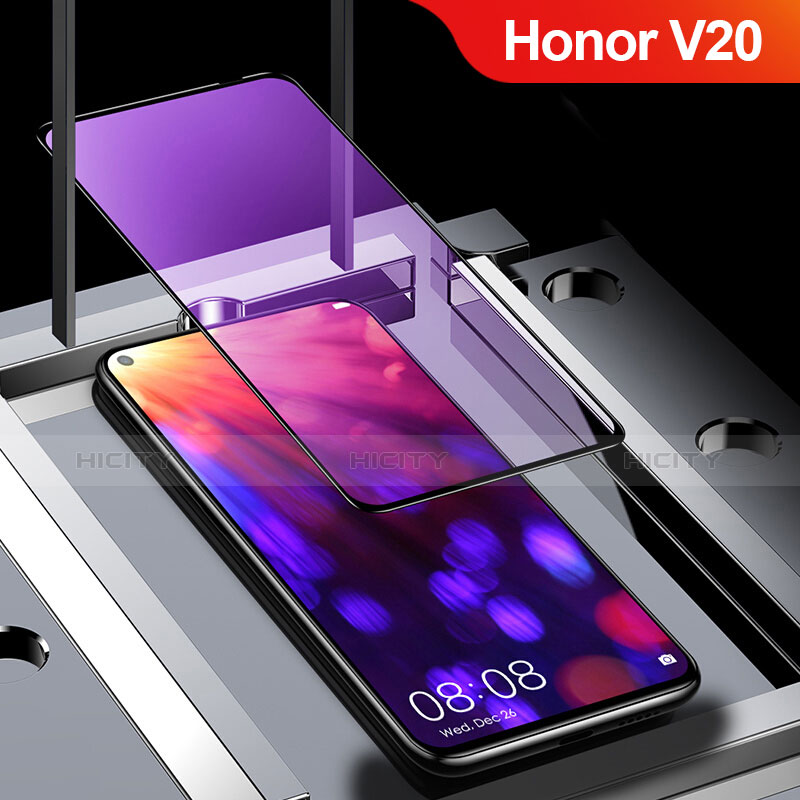 Protector de Pantalla Cristal Templado Integral Anti luz azul para Huawei Honor V20 Negro