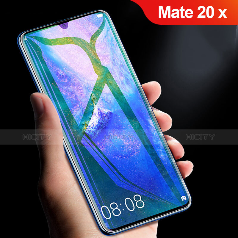 Protector de Pantalla Cristal Templado Integral Anti luz azul para Huawei Mate 20 X Negro