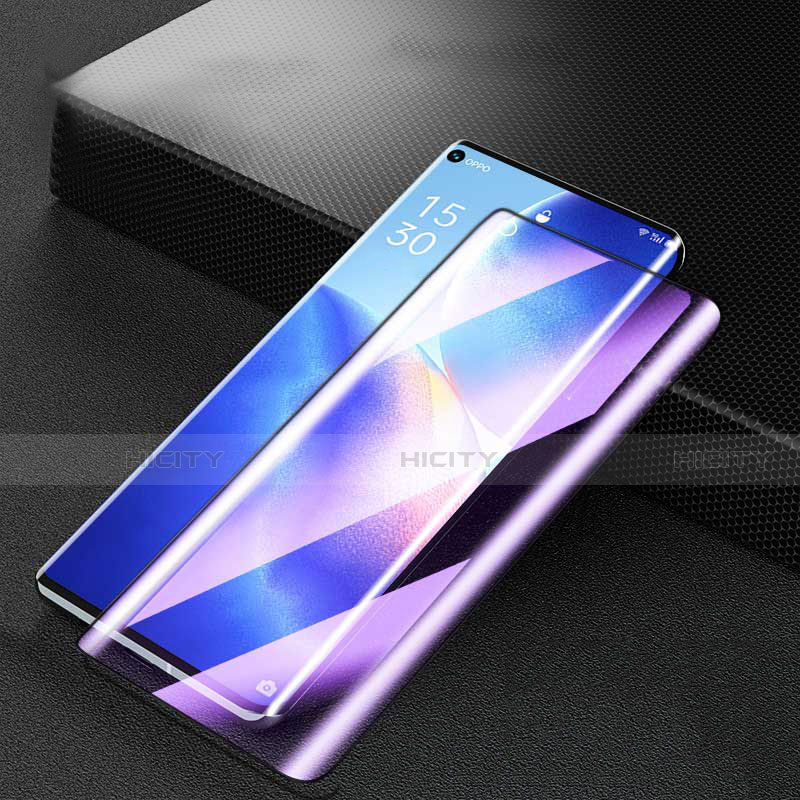 Protector de Pantalla Cristal Templado Integral Anti luz azul para Oppo Reno5 Pro 5G Negro