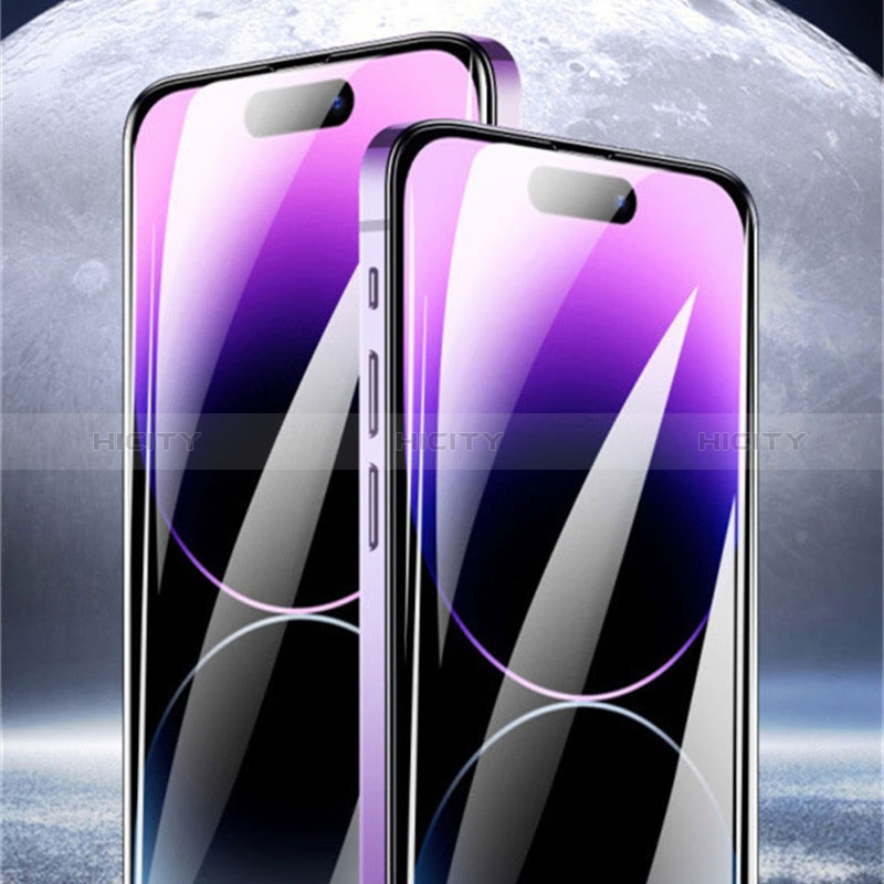 Protector de Pantalla Cristal Templado Integral Anti luz azul U02 para Apple iPhone 16 Pro Max Negro