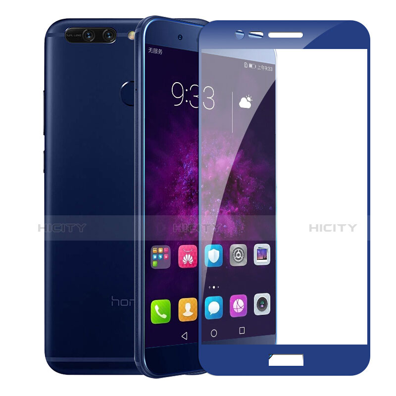 Protector de Pantalla Cristal Templado Integral F01 para Huawei Honor 8 Pro Azul