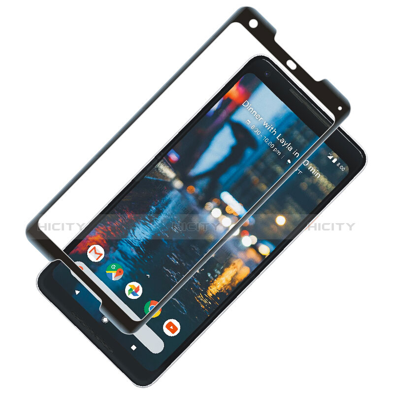 Protector de Pantalla Cristal Templado Integral F02 para Google Pixel 2 XL Negro