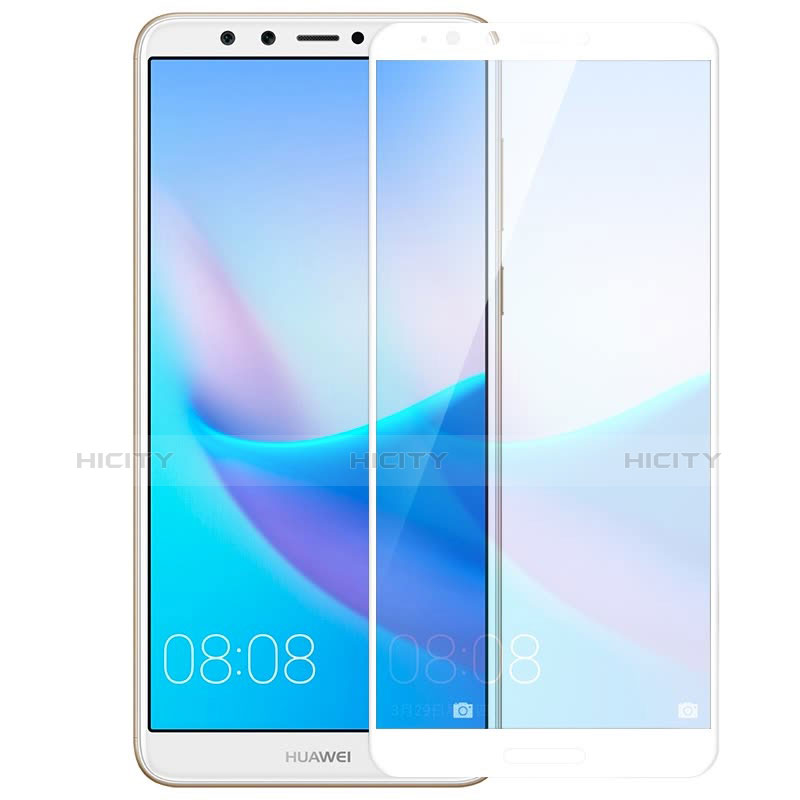 Protector de Pantalla Cristal Templado Integral F02 para Huawei Enjoy 8 Plus Blanco