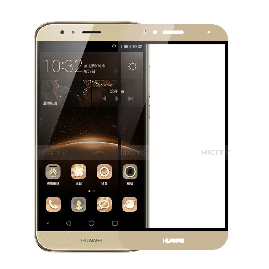 Protector de Pantalla Cristal Templado Integral F02 para Huawei G8 Oro