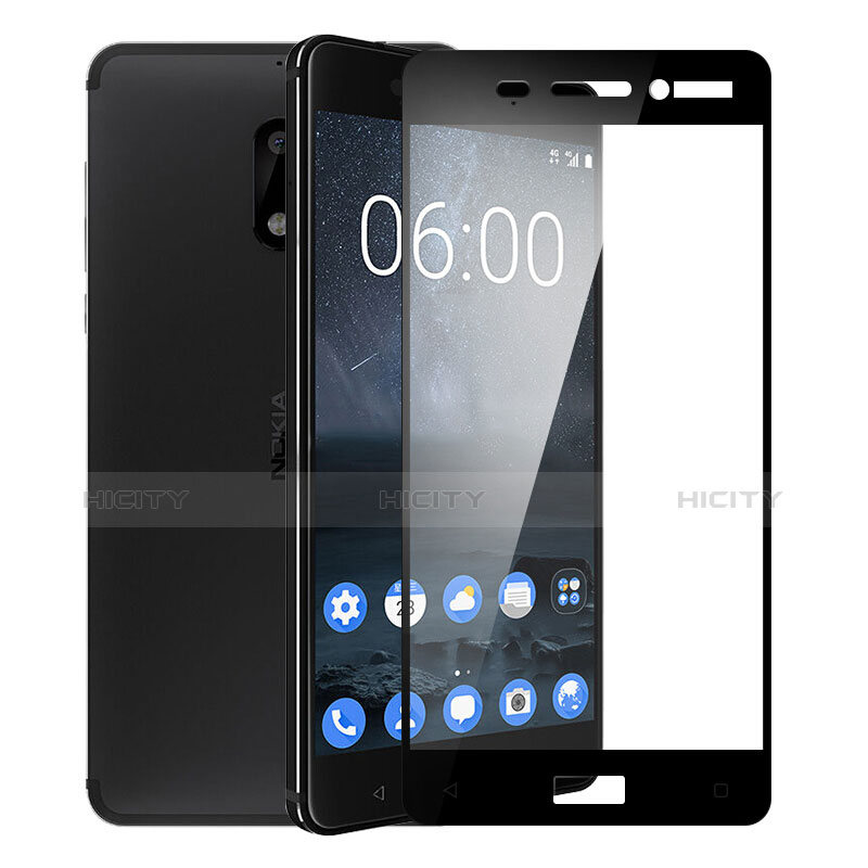 Protector de Pantalla Cristal Templado Integral F02 para Nokia 6 Negro