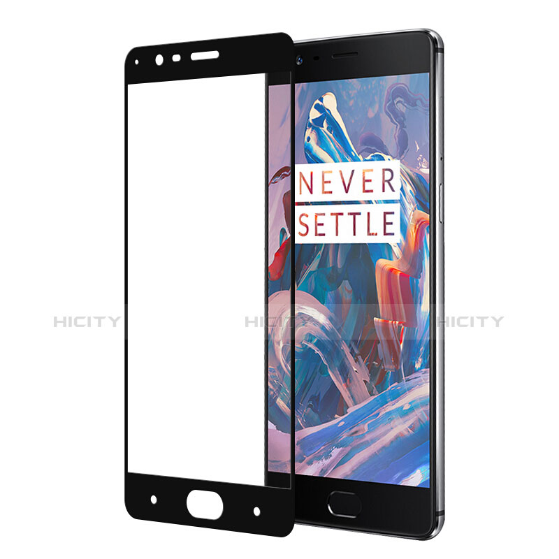 Protector de Pantalla Cristal Templado Integral F02 para OnePlus 3 Negro