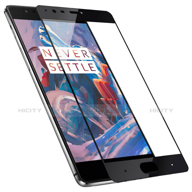 Protector de Pantalla Cristal Templado Integral F02 para OnePlus 3 Negro