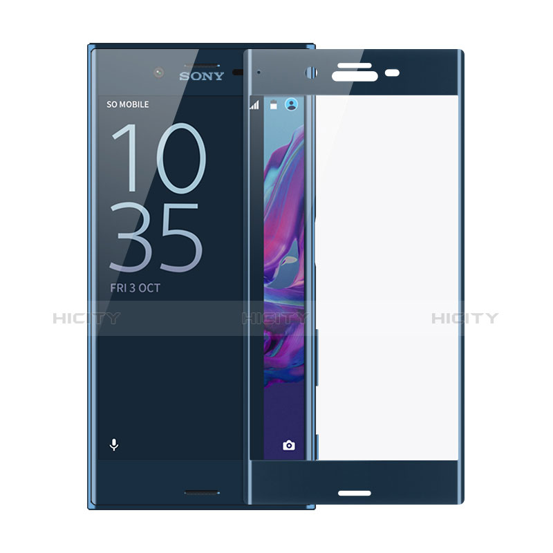 Protector de Pantalla Cristal Templado Integral F02 para Sony Xperia XZs Azul