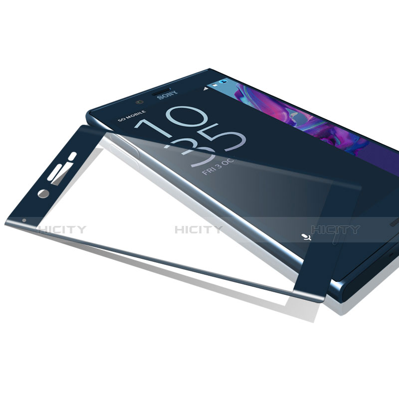 Protector de Pantalla Cristal Templado Integral F02 para Sony Xperia XZs Azul