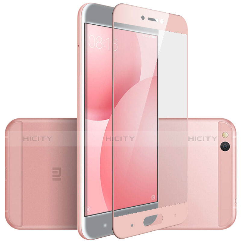 Protector de Pantalla Cristal Templado Integral F02 para Xiaomi Mi 5C Rosa