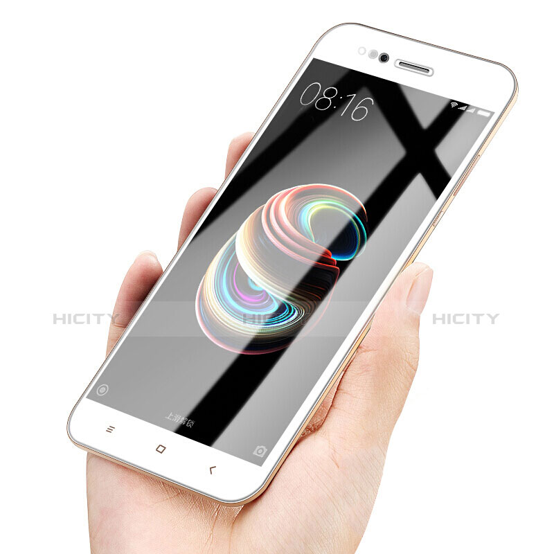 Protector de Pantalla Cristal Templado Integral F02 para Xiaomi Mi 5X Blanco