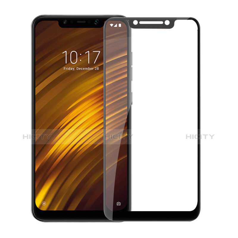 Protector de Pantalla Cristal Templado Integral F02 para Xiaomi Pocophone F1 Negro