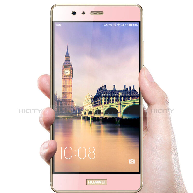 Protector de Pantalla Cristal Templado Integral F03 para Huawei P9 Plus Rosa